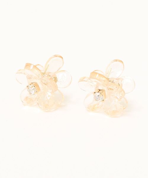 flower(フラワー)の「マリービジュークリップ(バレッタ/ヘアクリップ・レディース・ベージュ/ブラウン・FREE)」の8枚目の写真