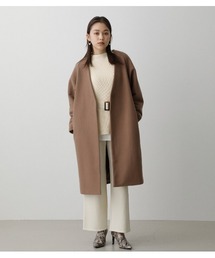 AZUL by moussy | WASHABLE COLLARLESS COAT/ウォッシャブルカラーレスコート(その他アウター)
