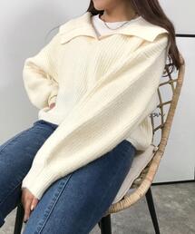 INGNI | ショート丈セーラーカラーニット(ニット/セーター)