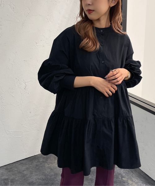 apres jour mignon(アプレジュールミニョン)の「アソートティアードブラウス【ZOZOTOWN限定アイテム】(シャツ/ブラウス・レディース・ブラック系その他/ブラック/ブラウン系その他/オフホワイト・X-LARGE/フリー)」の16枚目の写真