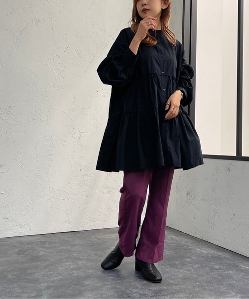 apres jour mignon(アプレジュールミニョン)の「アソートティアードブラウス【ZOZOTOWN限定アイテム】(シャツ/ブラウス・レディース・ブラック系その他/ブラック/ブラウン系その他/オフホワイト・X-LARGE/フリー)」の20枚目の写真