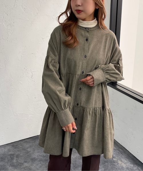 apres jour mignon(アプレジュールミニョン)の「アソートティアードブラウス【ZOZOTOWN限定アイテム】(シャツ/ブラウス・レディース・ブラック系その他/ブラック/ブラウン系その他/オフホワイト・X-LARGE/フリー)」の9枚目の写真