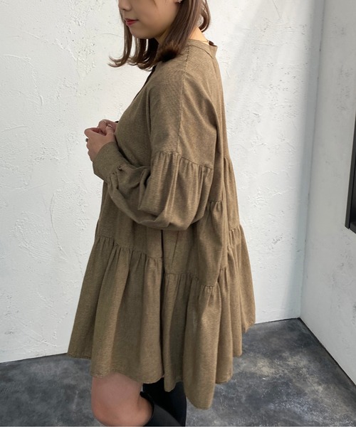apres jour mignon(アプレジュールミニョン)の「アソートティアードブラウス【ZOZOTOWN限定アイテム】(シャツ/ブラウス・レディース・ブラック系その他/ブラック/ブラウン系その他/オフホワイト・X-LARGE/フリー)」の18枚目の写真