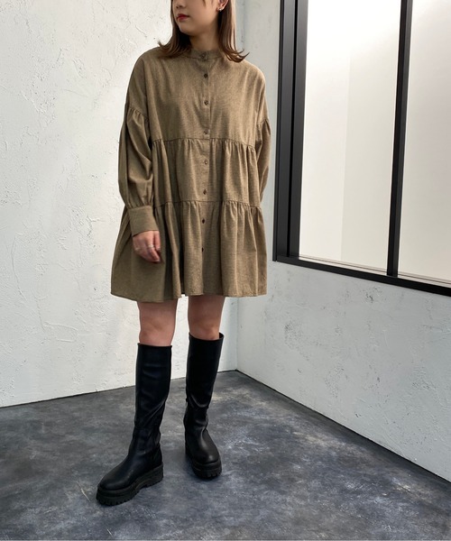 apres jour mignon(アプレジュールミニョン)の「アソートティアードブラウス【ZOZOTOWN限定アイテム】(シャツ/ブラウス・レディース・ブラック系その他/ブラック/ブラウン系その他/オフホワイト・X-LARGE/フリー)」の14枚目の写真