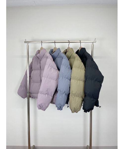 Chikashitsu +(チカシツプラス)の「【Chikashitsu +/チカシツプラス】padding jacket/パディング パディングジャケット カラーダウン(その他アウター・メンズ・ブラック/グレー/カーキ/ピンク・ONE SIZE)」の19枚目の写真
