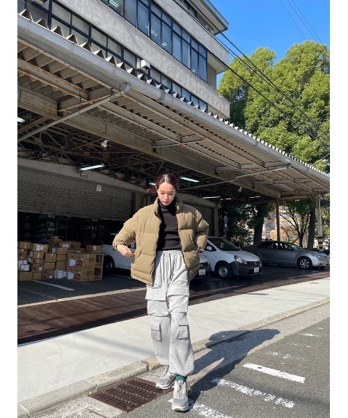 Chikashitsu +(チカシツプラス)の「【Chikashitsu +/チカシツプラス】padding jacket/パディング パディングジャケット カラーダウン(その他アウター・メンズ・ブラック/グレー/カーキ/ピンク・ONE SIZE)」の17枚目の写真