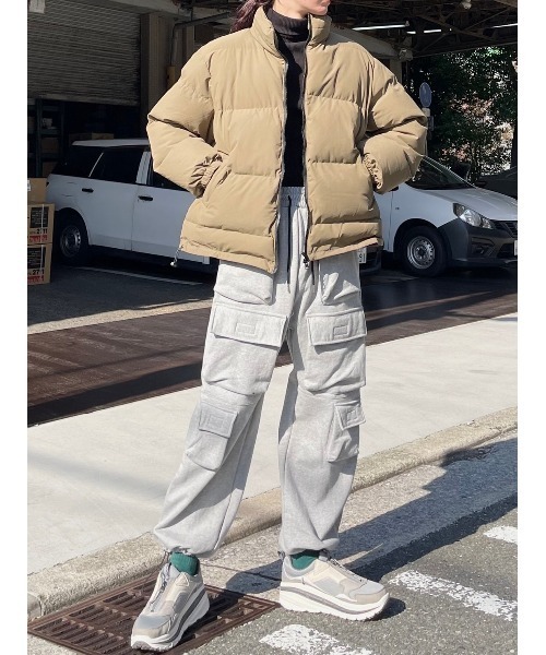Chikashitsu +(チカシツプラス)の「【Chikashitsu +/チカシツプラス】padding jacket/パディング パディングジャケット カラーダウン(その他アウター・メンズ・ブラック/グレー/カーキ/ピンク・ONE SIZE)」の13枚目の写真