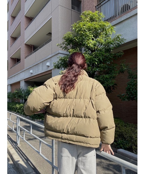 Chikashitsu +(チカシツプラス)の「【Chikashitsu +/チカシツプラス】padding jacket/パディング パディングジャケット カラーダウン(その他アウター・メンズ・ブラック/グレー/カーキ/ピンク・ONE SIZE)」の10枚目の写真