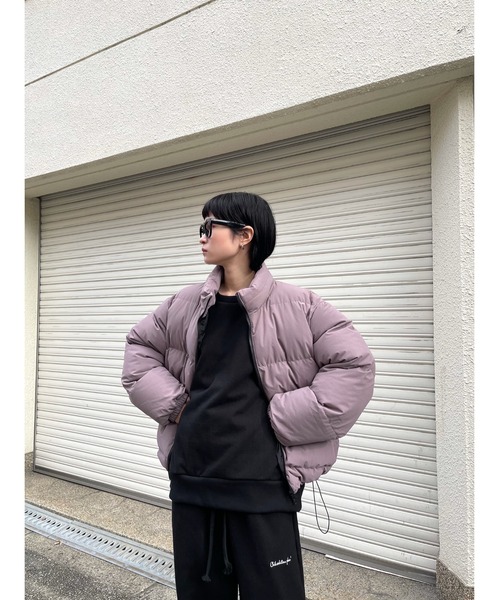 Chikashitsu +(チカシツプラス)の「【Chikashitsu +/チカシツプラス】padding jacket/パディング パディングジャケット カラーダウン(その他アウター・メンズ・ブラック/グレー/カーキ/ピンク・ONE SIZE)」の12枚目の写真