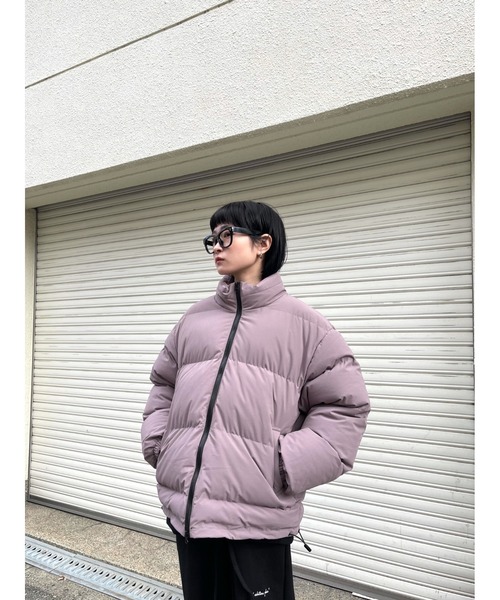 Chikashitsu +(チカシツプラス)の「【Chikashitsu +/チカシツプラス】padding jacket/パディング パディングジャケット カラーダウン(その他アウター・メンズ・ブラック/グレー/カーキ/ピンク・ONE SIZE)」の16枚目の写真