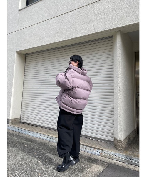 Chikashitsu +(チカシツプラス)の「【Chikashitsu +/チカシツプラス】padding jacket/パディング パディングジャケット カラーダウン(その他アウター・メンズ・ブラック/グレー/カーキ/ピンク・ONE SIZE)」の9枚目の写真