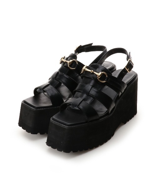 REDYAZEL(レディアゼル)の「グルカ厚底サンダル(サンダル・レディース・ブラック/ブラウン/オフホワイト・SMALL/MEDIUM/LARGE)」の3枚目の写真