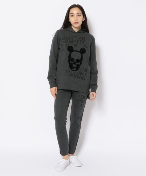 ONE MADE（ワンメイド）の「ONEMADE（ワンメイド）Zipスウェットパンツ（スウェットパンツ・レディース・チャコール・44/42）」の14枚目の写真