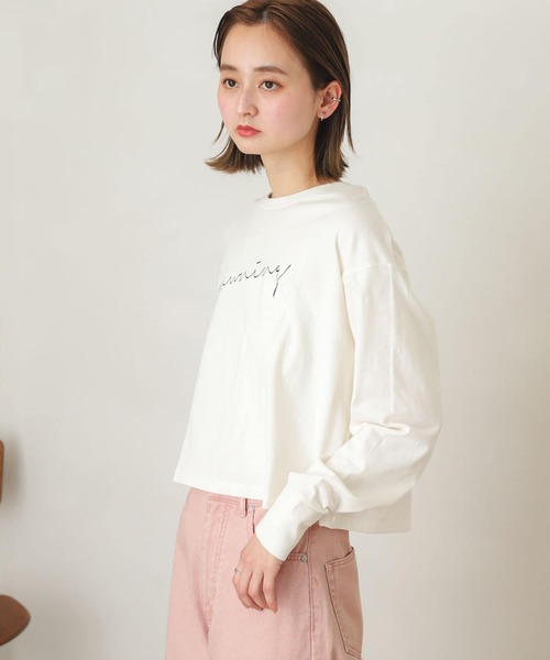 SENSE OF PLACE by URBAN RESEARCH（センスオブプレイスバイアーバンリサーチ）の「ロゴグラフィックロングTシャツ（Tシャツ/カットソー・レディース・その他1/その他2/その他3・ONE）」の5枚目の写真