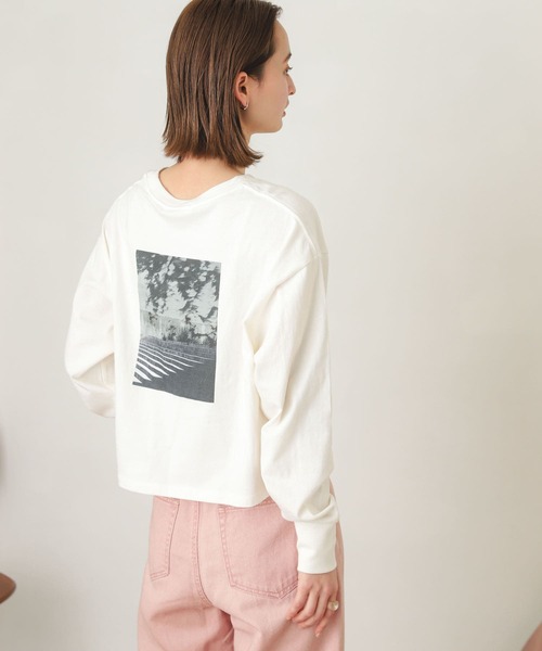 SENSE OF PLACE by URBAN RESEARCH（センスオブプレイスバイアーバンリサーチ）の「ロゴグラフィックロングTシャツ（Tシャツ/カットソー・レディース・その他1/その他2/その他3・ONE）」の7枚目の写真