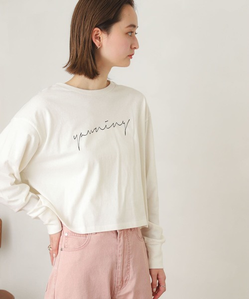 SENSE OF PLACE by URBAN RESEARCH（センスオブプレイスバイアーバンリサーチ）の「ロゴグラフィックロングTシャツ（Tシャツ/カットソー・レディース・その他1/その他2/その他3・ONE）」の8枚目の写真