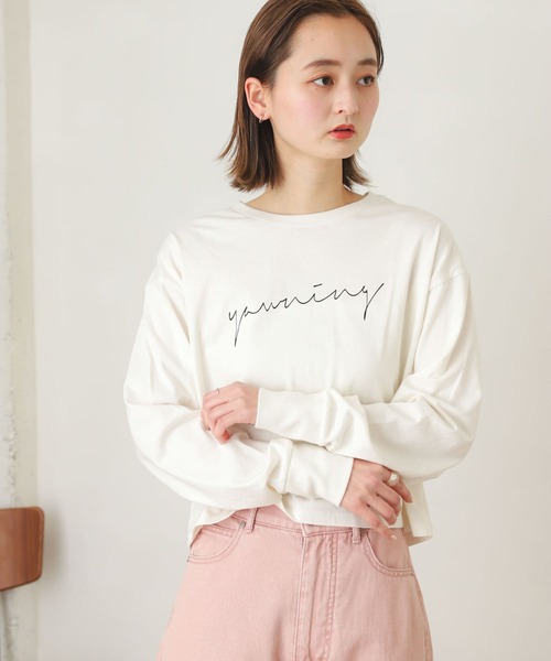 SENSE OF PLACE by URBAN RESEARCH（センスオブプレイスバイアーバンリサーチ）の「ロゴグラフィックロングTシャツ（Tシャツ/カットソー・レディース・その他1/その他2/その他3・ONE）」の9枚目の写真