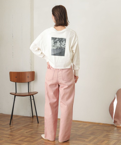 SENSE OF PLACE by URBAN RESEARCH（センスオブプレイスバイアーバンリサーチ）の「ロゴグラフィックロングTシャツ（Tシャツ/カットソー・レディース・その他1/その他2/その他3・ONE）」の12枚目の写真