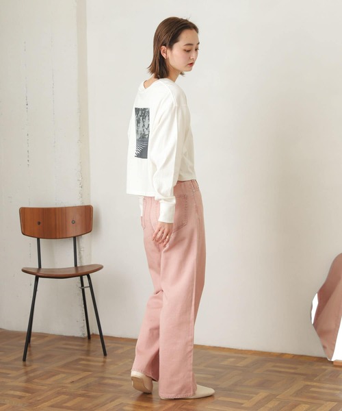 SENSE OF PLACE by URBAN RESEARCH（センスオブプレイスバイアーバンリサーチ）の「ロゴグラフィックロングTシャツ（Tシャツ/カットソー・レディース・その他1/その他2/その他3・ONE）」の13枚目の写真