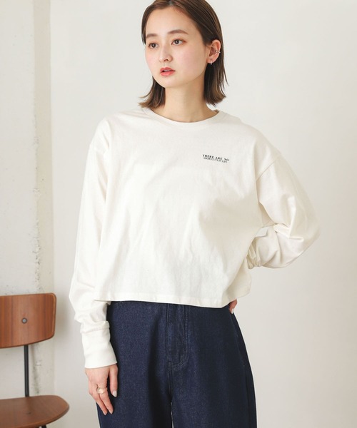 SENSE OF PLACE by URBAN RESEARCH（センスオブプレイスバイアーバンリサーチ）の「ロゴグラフィックロングTシャツ（Tシャツ/カットソー・レディース・その他1/その他2/その他3・ONE）」の15枚目の写真