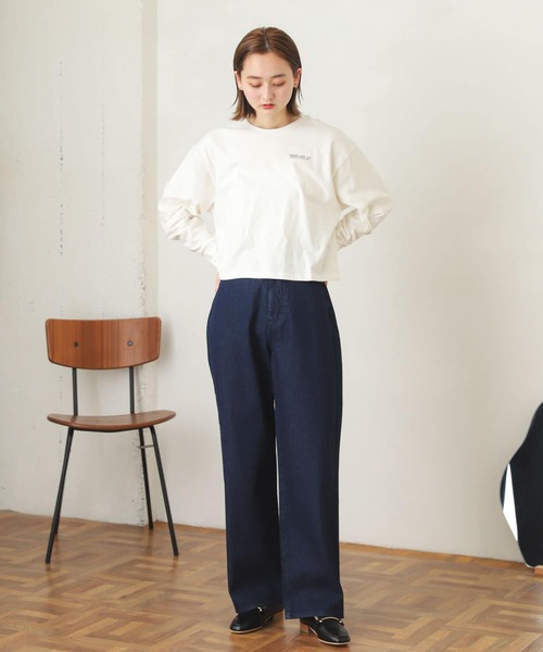 SENSE OF PLACE by URBAN RESEARCH（センスオブプレイスバイアーバンリサーチ）の「ロゴグラフィックロングTシャツ（Tシャツ/カットソー・レディース・その他1/その他2/その他3・ONE）」の18枚目の写真