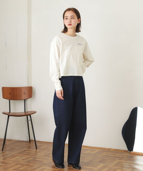 SENSE OF PLACE by URBAN RESEARCH（センスオブプレイスバイアーバンリサーチ）の「ロゴグラフィックロングTシャツ（Tシャツ/カットソー・レディース・その他1/その他2/その他3・ONE）」の20枚目の写真