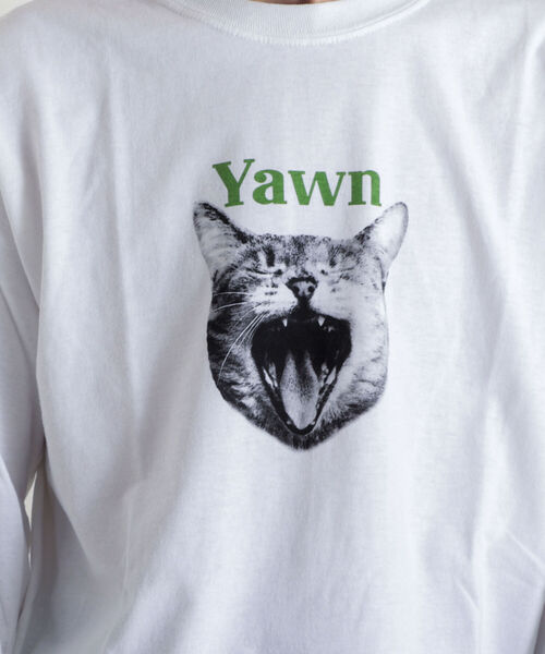 GLOSTER（グロスター）の「《22SS再登場！》【GLOSTER/グロスター】DOG&CAT 犬猫プリントロンT（Tシャツ/カットソー・メンズ・ホワイト系その他/ホワイト系その他2/ホワイト系その他3/ホワイト系その他4/ホワイト系その他5・MEDIUM/LARGE）」の11枚目の写真