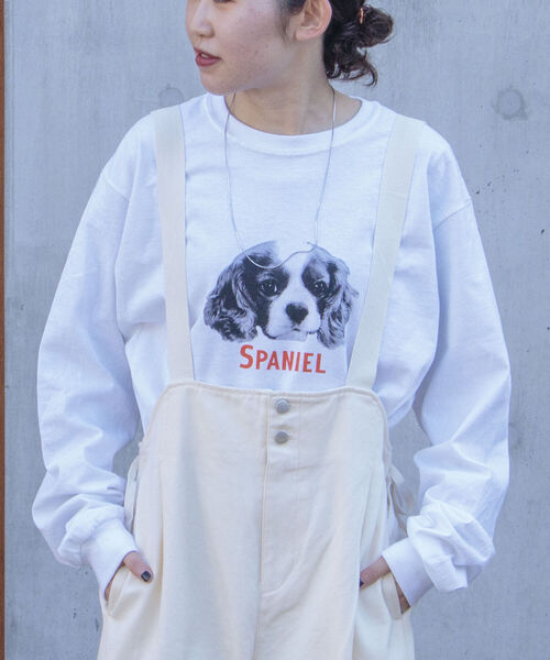 GLOSTER（グロスター）の「《22SS再登場！》【GLOSTER/グロスター】DOG&CAT 犬猫プリントロンT（Tシャツ/カットソー・メンズ・ホワイト系その他/ホワイト系その他2/ホワイト系その他3/ホワイト系その他4/ホワイト系その他5・MEDIUM/LARGE）」の16枚目の写真