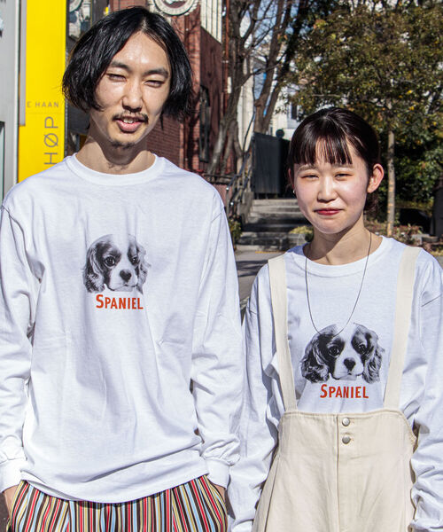 GLOSTER（グロスター）の「《22SS再登場！》【GLOSTER/グロスター】DOG&CAT 犬猫プリントロンT（Tシャツ/カットソー・メンズ・ホワイト系その他/ホワイト系その他2/ホワイト系その他3/ホワイト系その他4/ホワイト系その他5・MEDIUM/LARGE）」の18枚目の写真