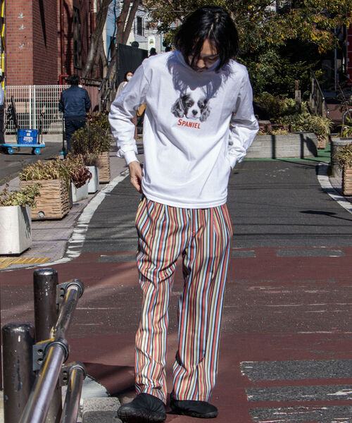 GLOSTER（グロスター）の「《22SS再登場！》【GLOSTER/グロスター】DOG&CAT 犬猫プリントロンT（Tシャツ/カットソー・メンズ・ホワイト系その他/ホワイト系その他2/ホワイト系その他3/ホワイト系その他4/ホワイト系その他5・MEDIUM/LARGE）」の21枚目の写真