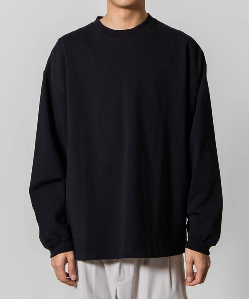 WEGO(ウィゴー)の「WEGO/スーパーヘビーウエイト BIGロンT(Tシャツ/カットソー・メンズ・ブラック/ホワイト・LARGE/MEDIUM)」の13枚目の写真