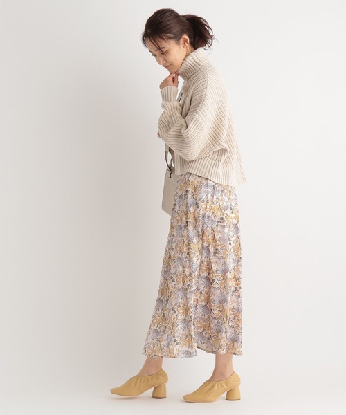 Andemiu(アンデミュウ)の「ショートヘンケイアゼタートル269623(ニット/セーター・レディース・ブラウン/グレー/ピンク/ブルー・FREE)」の7枚目の写真