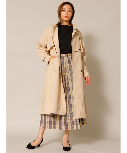 トレンチコート Tonal トーナル のトレンチコート スタンドカラートレンチコート を購入できます Tonal ジャケット アウター スタンドカラートレンチコート トレンチコート Tonal トーナル のファッション