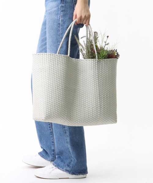 salle de bal(サルデバル)の「【 salle de bal / サルデバル 】メルカド バッグ マルシェバッグ お買い物バッグ(トートバッグ・レディース・ブラック/オフホワイト/ゴールド/グレイッシュベージュ・FREE)」の15枚目の写真