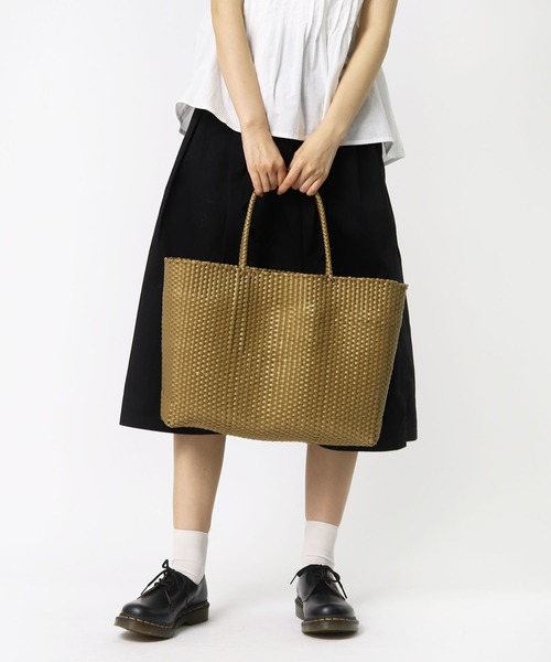 salle de bal(サルデバル)の「【 salle de bal / サルデバル 】メルカド バッグ マルシェバッグ お買い物バッグ(トートバッグ・レディース・ブラック/オフホワイト/ゴールド/グレイッシュベージュ・FREE)」の12枚目の写真