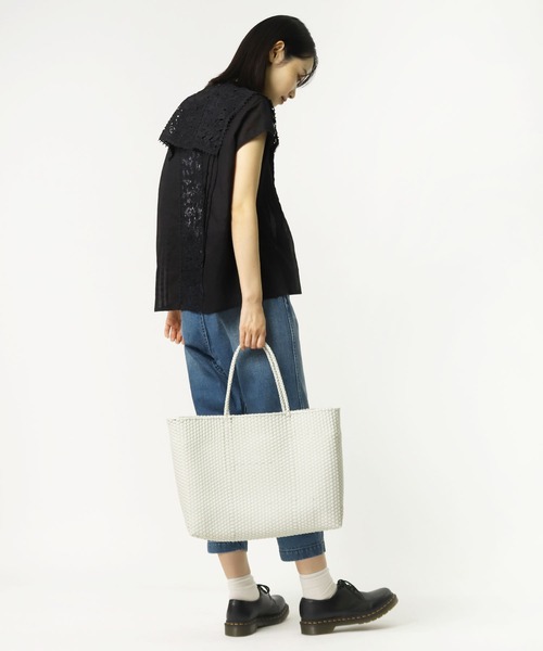 salle de bal(サルデバル)の「【 salle de bal / サルデバル 】メルカド バッグ マルシェバッグ お買い物バッグ(トートバッグ・レディース・ブラック/オフホワイト/ゴールド/グレイッシュベージュ・FREE)」の13枚目の写真