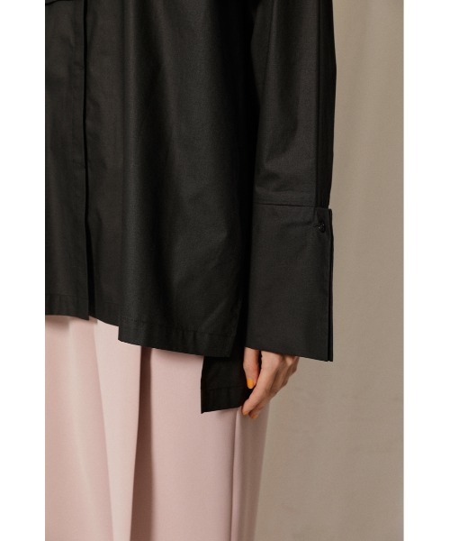 crie conforto（クリーコンフォルト）の「シャイニー取り外しビックカラーブラウス（シャツ/ブラウス・レディース・ホワイト/ブラック/ベージュ・SMALL/MEDIUM）」の18枚目の写真