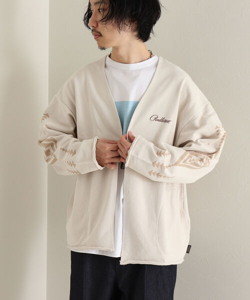 PENDLETON（ペンドルトン）の「【PENDLETON/ペンドルトン】バックプリント スウェットカーディガン（カーディガン/ボレロ・メンズ・キナリ/ブラック・MEDIUM/LARGE/X-LARGE）」の5枚目の写真