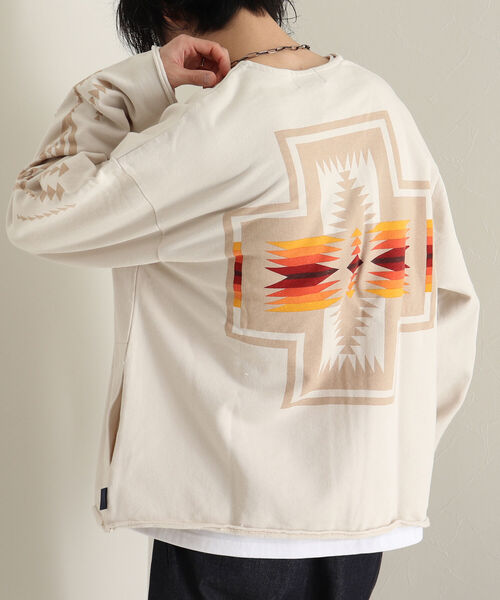 PENDLETON（ペンドルトン）の「【PENDLETON/ペンドルトン】バックプリント スウェットカーディガン（カーディガン/ボレロ・メンズ・キナリ/ブラック・MEDIUM/LARGE/X-LARGE）」の3枚目の写真