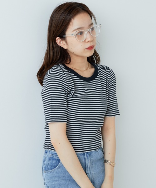 Chico(チコ)の「ボストン型メガネ(メガネ・レディース・ブラック/ブラウン/クリア・FREE)」の19枚目の写真