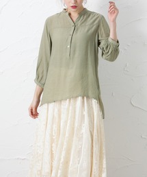 NAVY | RTスラブヘンリーシャツブラウス(シャツ/ブラウス)