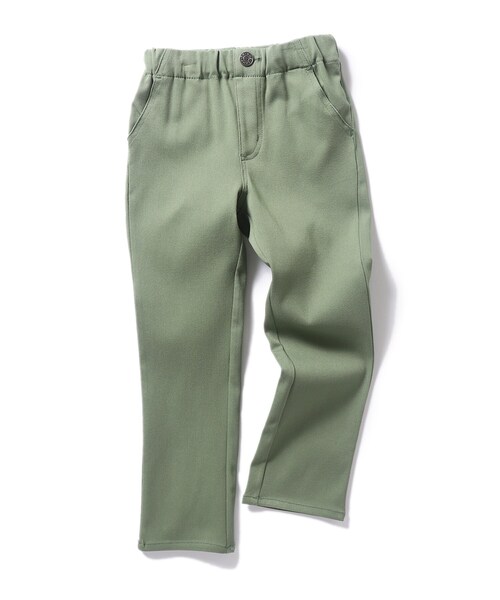 THE SHOP TK （ザ ショップ ティーケー ）の「◆【100-140】【のび～る】ストレッチカラーパンツ（その他パンツ・キッズ・ライトグリーン/黄緑系/ピンク系/サックスブルー/ブラック/ベージュ・11/10/12/13/14）」の4枚目の写真