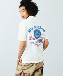 Alpha Industries | CAGE CODEバックプリントポロシャツ(ポロシャツ)