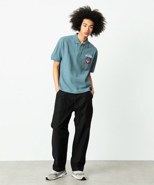 Alpha Industries(アルファインダストリーズ)の「CAGE CODEバックプリントポロシャツ(ポロシャツ・メンズ・ホワイト/グレー系その他・MEDIUM/LARGE/X-LARGE)」の17枚目の写真