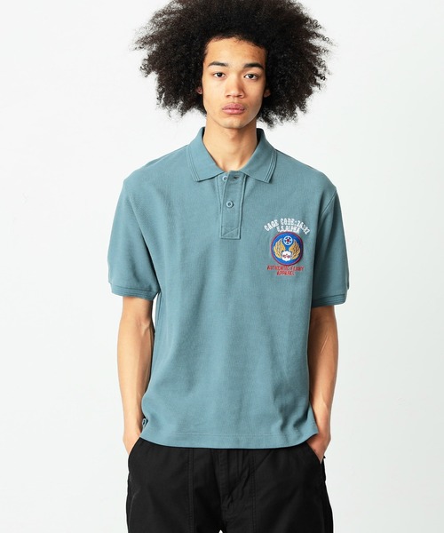 Alpha Industries(アルファインダストリーズ)の「CAGE CODEバックプリントポロシャツ(ポロシャツ・メンズ・ホワイト/グレー系その他・MEDIUM/LARGE/X-LARGE)」の12枚目の写真