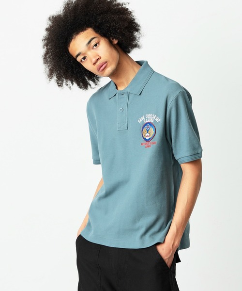 Alpha Industries(アルファインダストリーズ)の「CAGE CODEバックプリントポロシャツ(ポロシャツ・メンズ・ホワイト/グレー系その他・MEDIUM/LARGE/X-LARGE)」の13枚目の写真