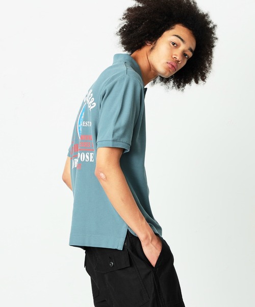 Alpha Industries(アルファインダストリーズ)の「CAGE CODEバックプリントポロシャツ(ポロシャツ・メンズ・ホワイト/グレー系その他・MEDIUM/LARGE/X-LARGE)」の14枚目の写真