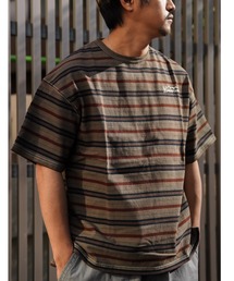 MANASTASH | MANASTASH/マナスタッシュ　MS PIGMENT BORDER LOOSE TEE MSピグメントボーダールーズティー(Tシャツ/カットソー)