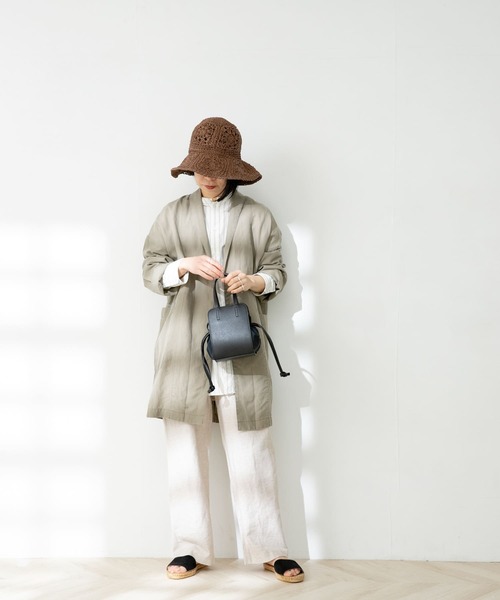 FORK&SPOON（フォークアンドスプーン）の「FORK&SPOON　ショートガウン（その他アウター・レディース・ネイビー/ベージュ系その他/アイボリー・ONE）」の13枚目の写真