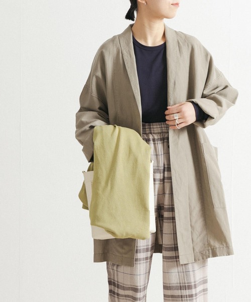 FORK&SPOON（フォークアンドスプーン）の「FORK&SPOON　ショートガウン（その他アウター・レディース・ネイビー/ベージュ系その他/アイボリー・ONE）」の20枚目の写真